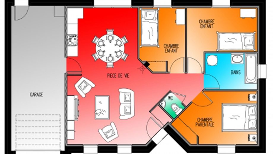 Plan Maisons d'en Flandre