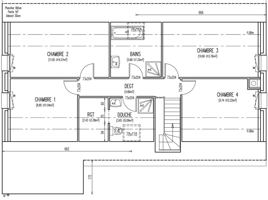 Plan Maisons d'en Flandre