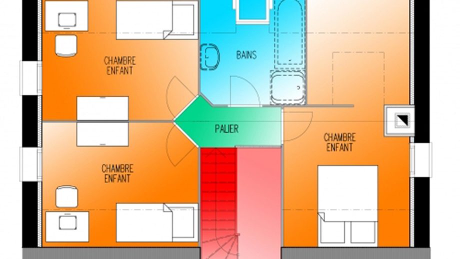 Plan Maisons d'en Flandre