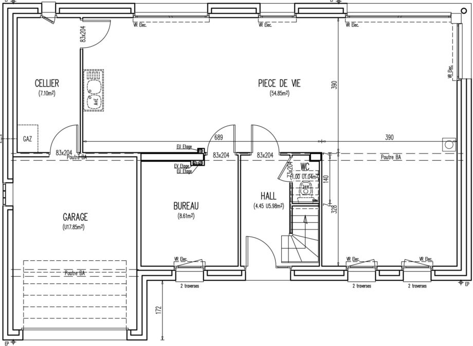 Plan Maisons d'en Flandre