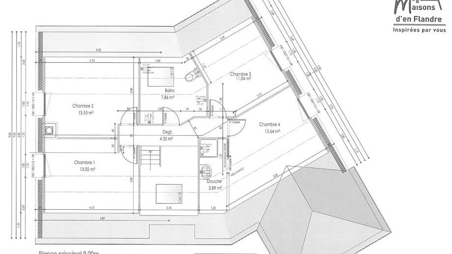 Plan Maisons d'en Flandre